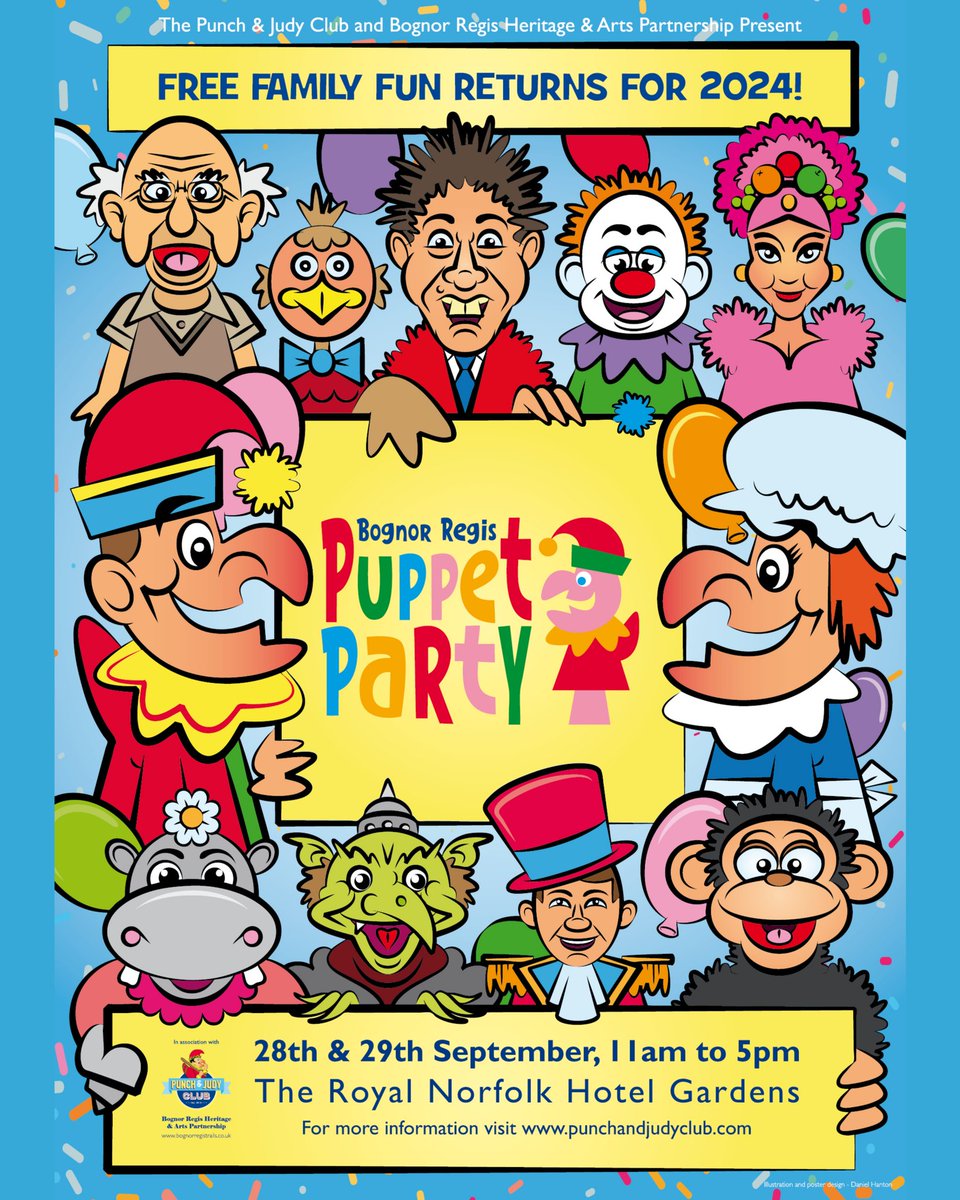 This is going to be a wonderful event this year at Bognor.

<a href="/Love_Bognor/">Love Bognor Regis</a> <a href="/BogObserver/">BognorRegisObserver</a> #puppets #punchandjudy #labyrinth