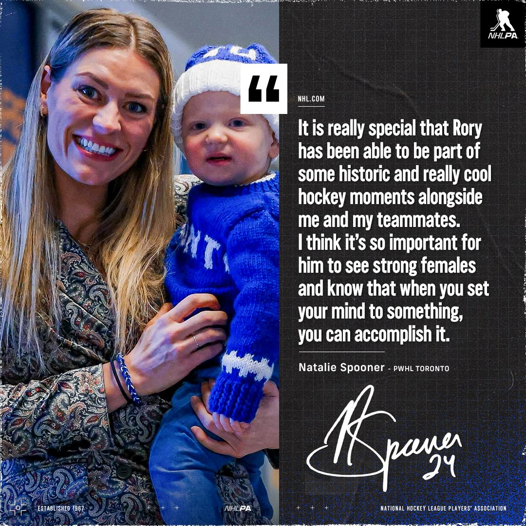 Celebrating Mother’s Day in the midst of @thepwhlofficial playoffs, @natspooner5 and @KendallCoyne may be opponents but both players share a bond through the dual identity of an athlete-mother. Full story: ply.rs/5loyc0tkbah