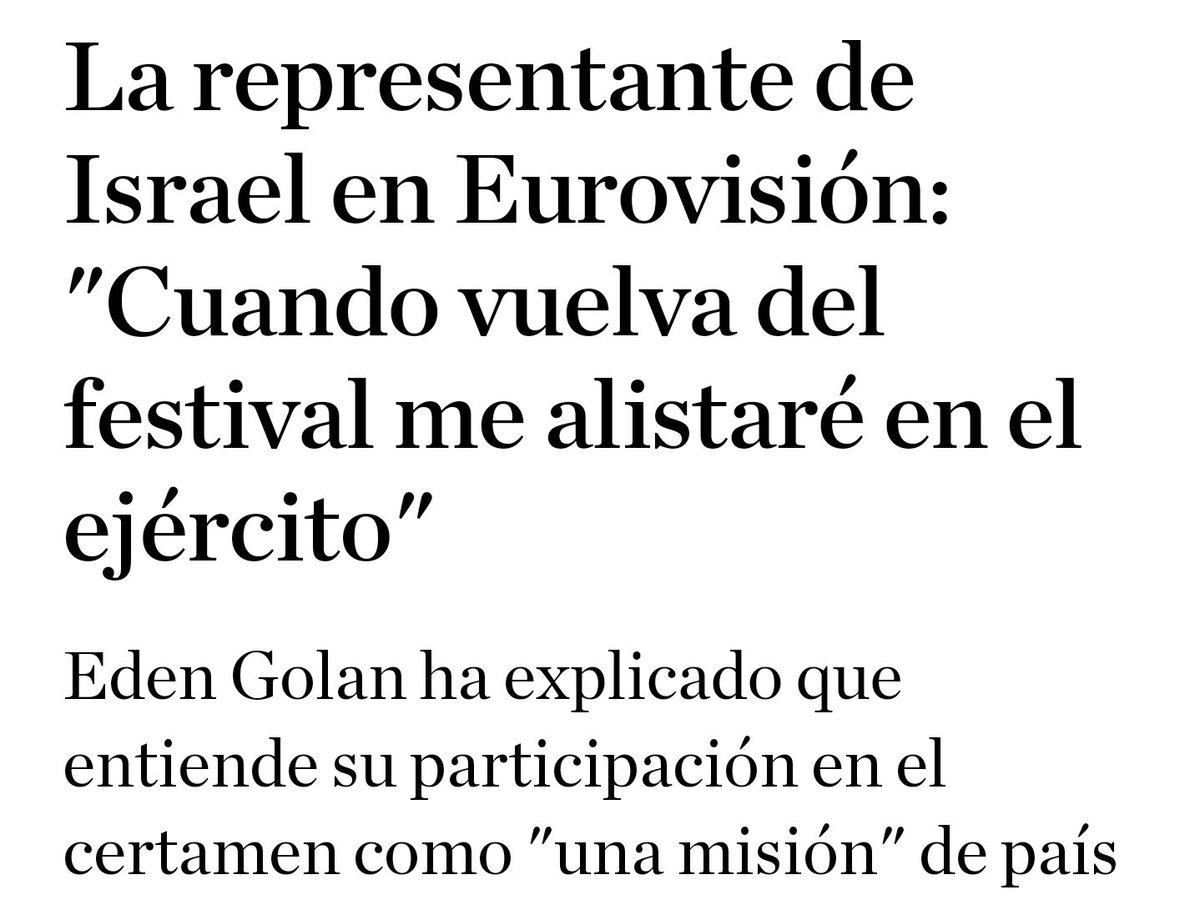 Lo de este festival es de una obscenidad sin límites. En serio, después de esto, debería desaparecer de nuestras pantallas para siempre. 32.000 palestinxs asesinados. Cuando tu “misión de país” es perpetrar un genocidio.

#BoicotEurovision #BoicotIsrael