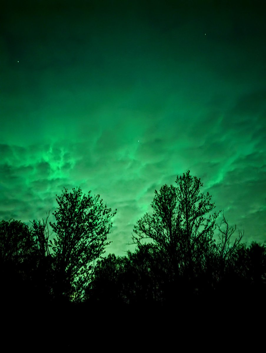 Aurora borealis, Hamilton, Ontario

#NorthernLights #HamOnt #Greenbelt