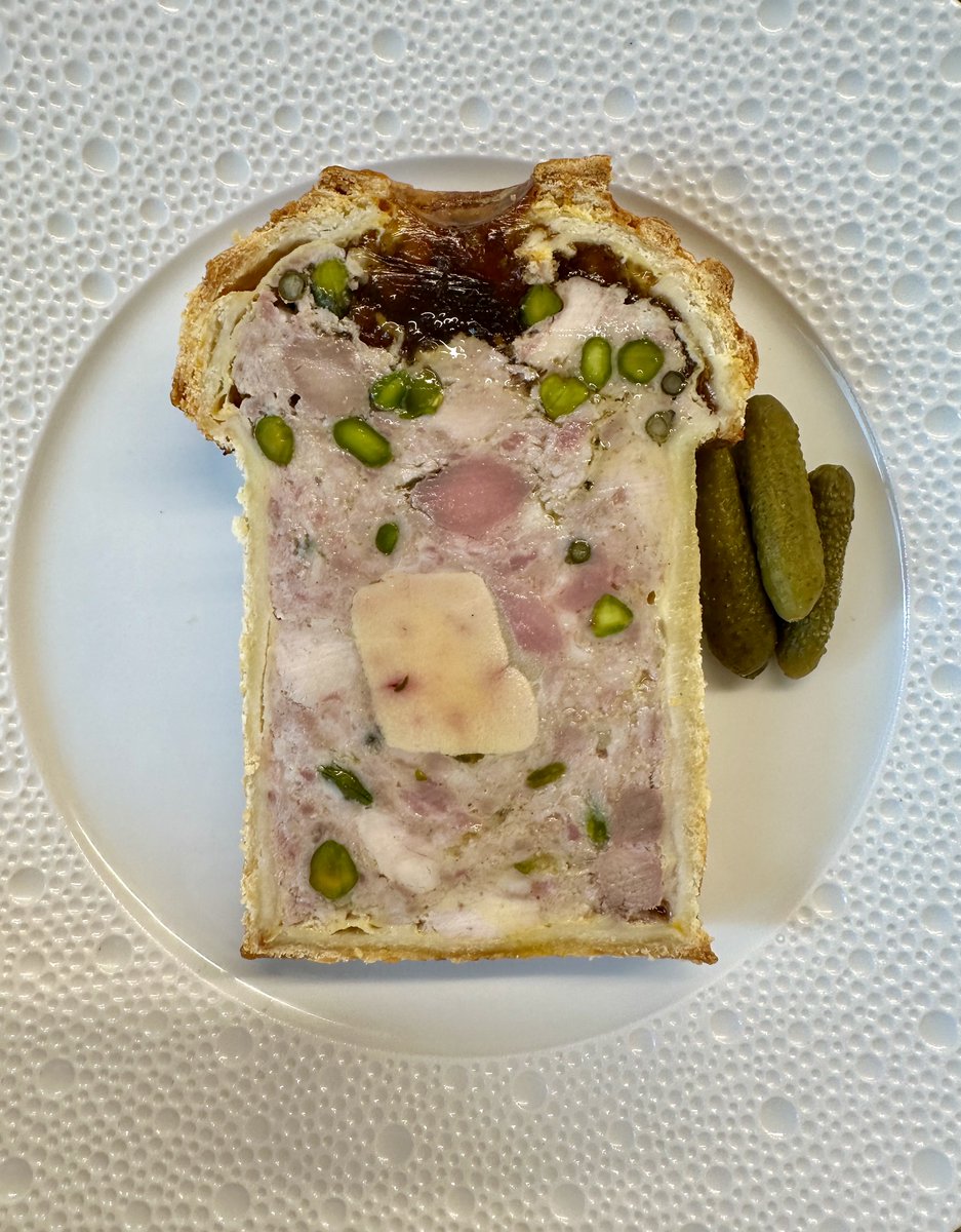 This wonderful Pâté en Croûte will be featuring on the Sunday Lunch menu tomorrow #SundayLunch