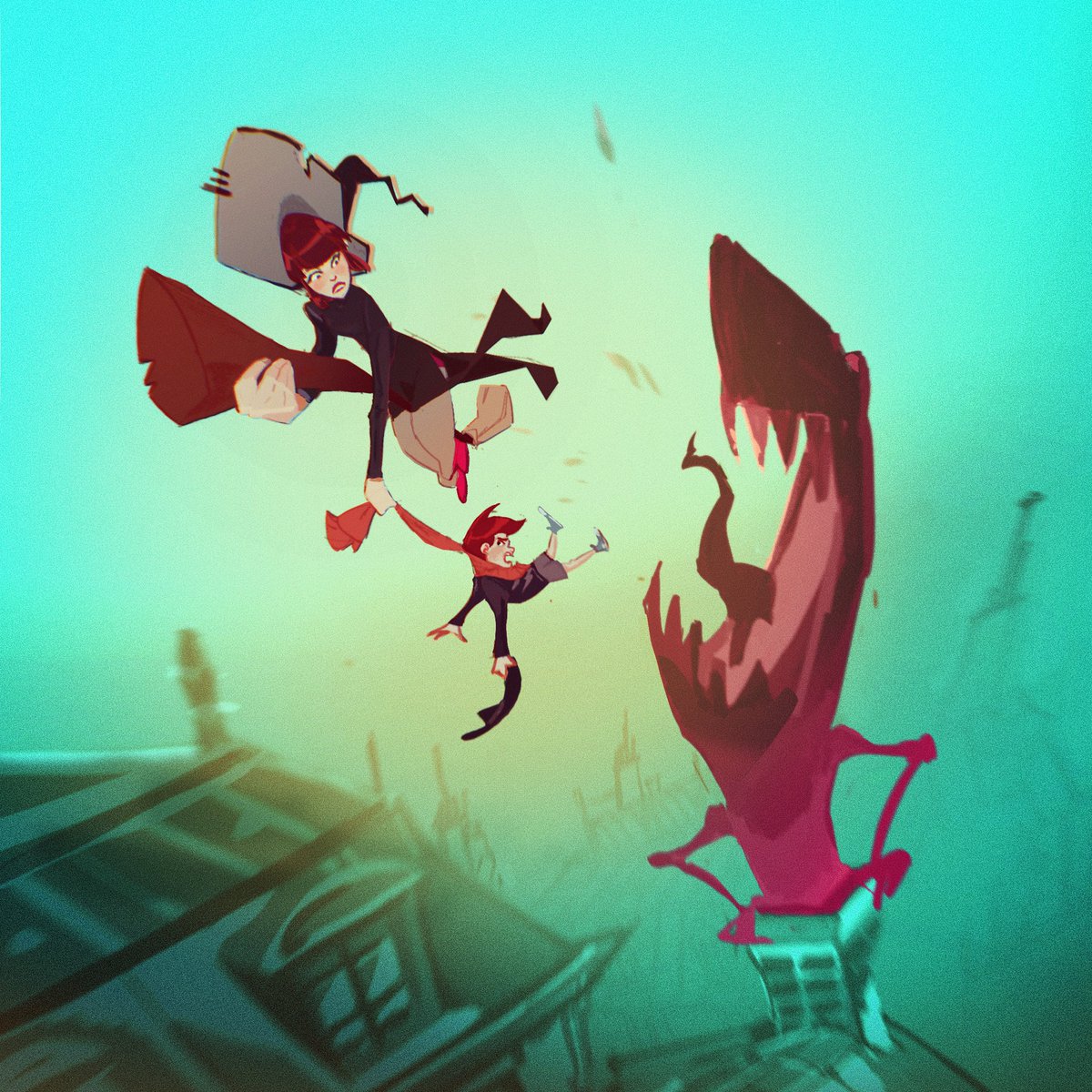 CatalaoLuisa's tweet photo. Modern wizards shenanigans #originalcharacterart #originalcharacter https://t.co/EwjsJzgibF