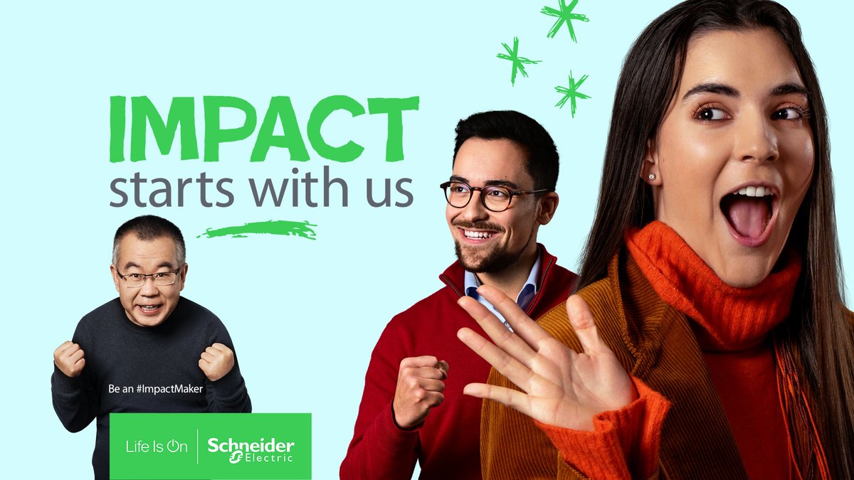 Descubre cómo el lema #ImpactStartsWithUs en Schneider Electric sucede al adoptar una cultura de Inclusión, Maestría, Propósito, Acción, Curiosidad y Trabajo en Equipo; 'IMPACT'. 💚

Conoce aquí nuestra nueva Propuesta de Valor para el Empleado👉 spr.ly/6016j0NX4
