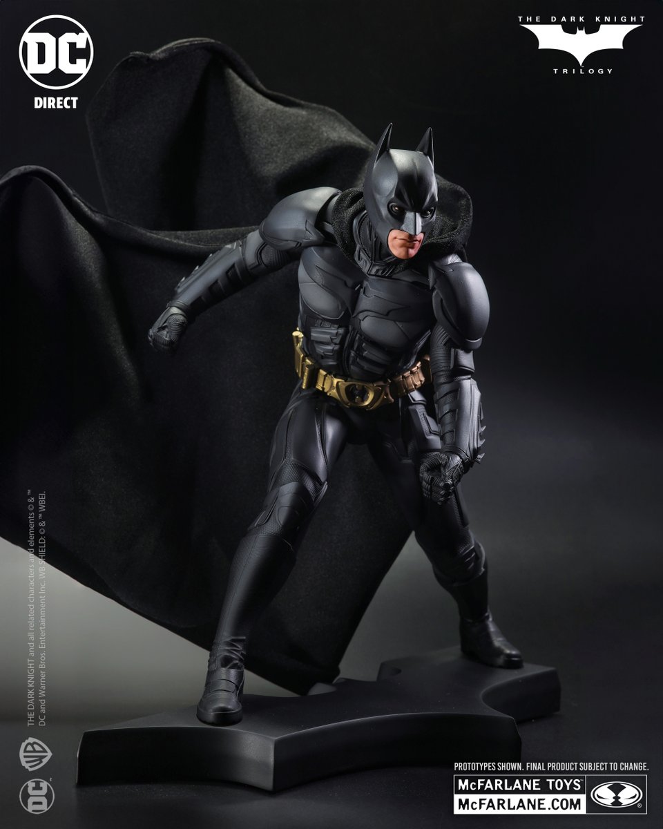 Todd_McFarlane's tweet image. FIRST LOOK - Batman™ 1:6th scale DC Direct resin statue based on The Dark Knight™ film! Pre-order launches MAY 15th at select retailers.
#DCDesignerSeries #McFarlaneToys #DCDirect #Batman #TheDarkKnight #ChristianBale #DCComics

TODD.