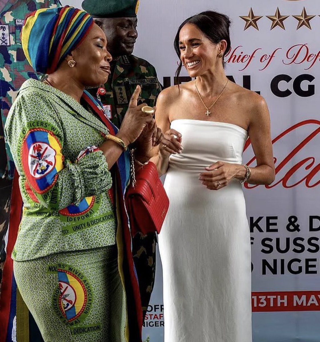 Day 2 of their trip to #Nigeria and the #peopleofnigeria are loving having them around 

Loving that #Princeharry and #princessMeghan are in the process of getting their lives together WITHOUT the <a href="/RoyalFamily/">The Royal Family</a>