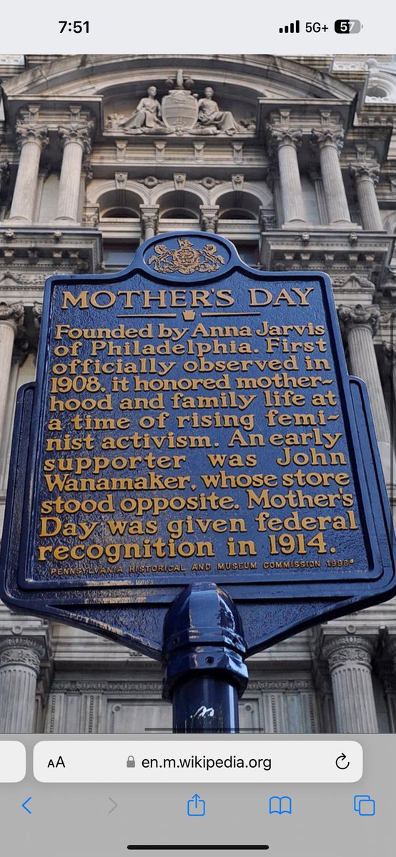 Happy Mother’s Day weekend to all the moms, grandmoms, aunts and caregivers givers out there! 

FUN FACT: Did you know that Mothers Day was founded by a Philadelphian? 

#MothersDay #HappyMothersDay #PhillyPd #PhillyPolice