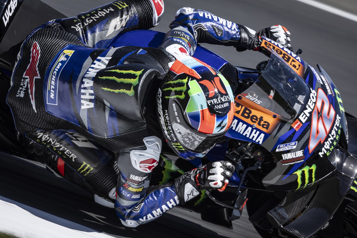 #MotoGP – 10-12 mai 2024 #FrenchGP 🇫🇷-Le Mans-72 (5/21)/J2 : #FabioQuartararo (#M1) aux portes des points en #SprintRace ! ➡️vu.fr/gsIkl #YamahaRacing | #Yamalube | #MonsterEnergy