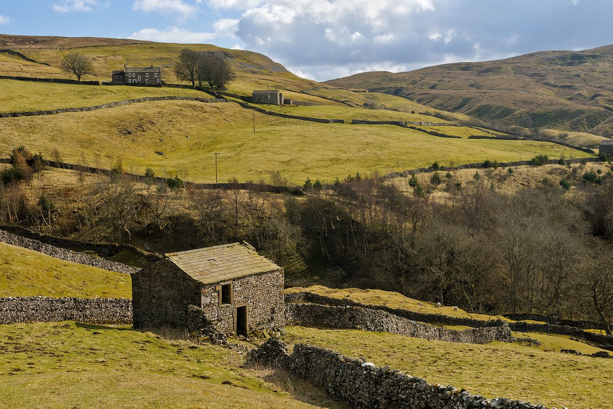 Barns and walls, Arkengarthdale, Yorkshire Dales NP