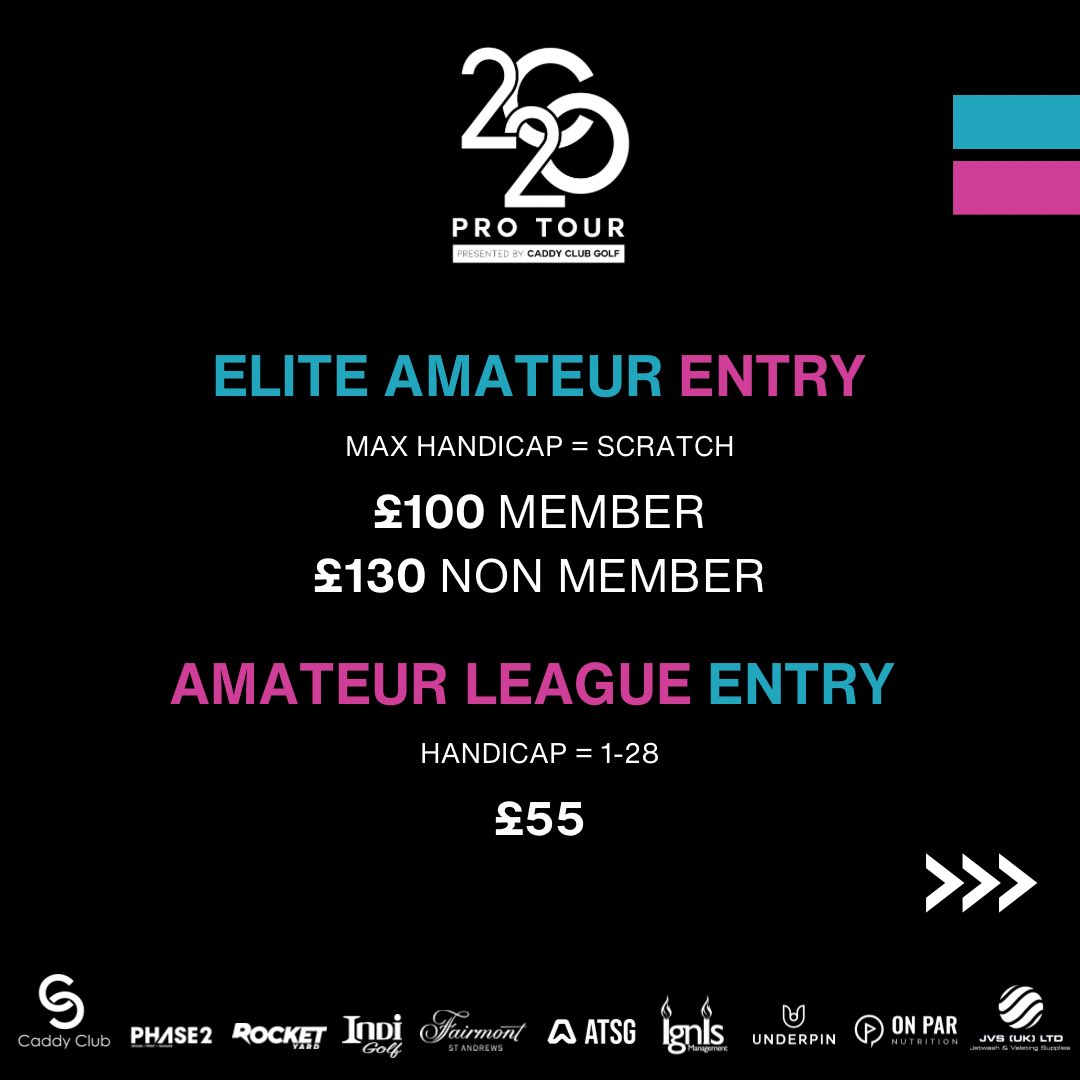 £200 pro entry! A popular venue over the last few years on both the @clutchprotour and OneGolfLeague We head back there this year on Tue 28th May with a £200 pro entry and £100 EliteAm entry! Entries OPEN! 🙌🏽