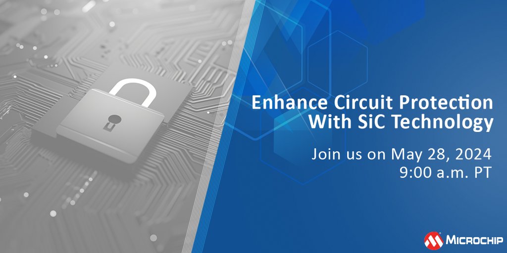 MicrochipTech's tweet image. Explore the advantages of using Silicon Carbide compared to other materials, especially in electrical and thermal solutions. Learn about the unique characteristics of SiC from our product expert Ehab Tarmoom. Register: mchp.us/3USRR3b. #SiC #CircuitProtection #Technology