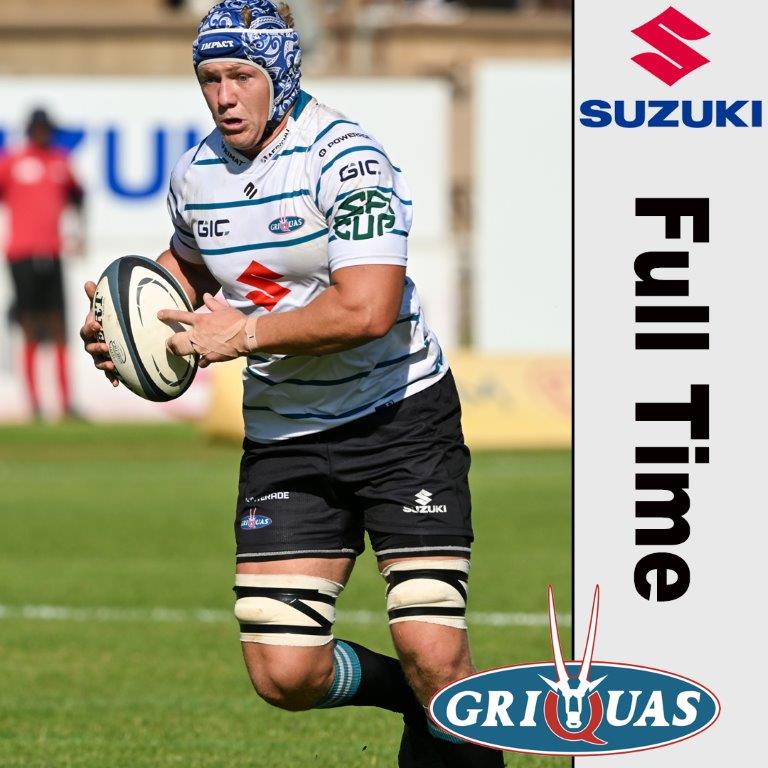 🔵 Full Time Suzuki Griquas 75 - 53 SWD Eagles #letsplayrugby #sacup #suzukigriquas #experiencenortherncape #somuchmoretofeel