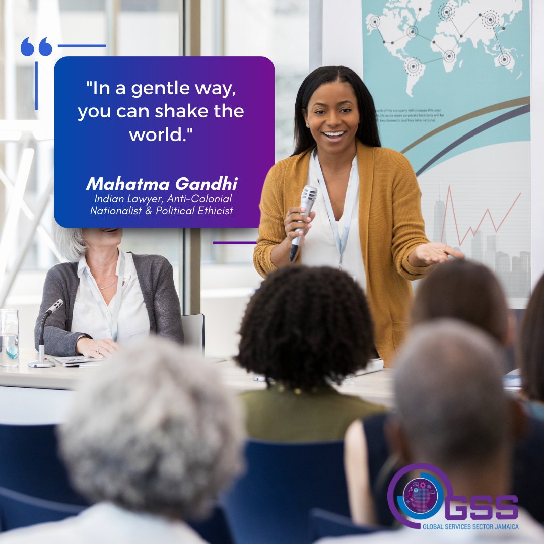 You can influence those around you, even without creating major disruptions. The smallest of gestures can truly make a difference and have the most impact. #SaturdayInspiration #GSSJamaica