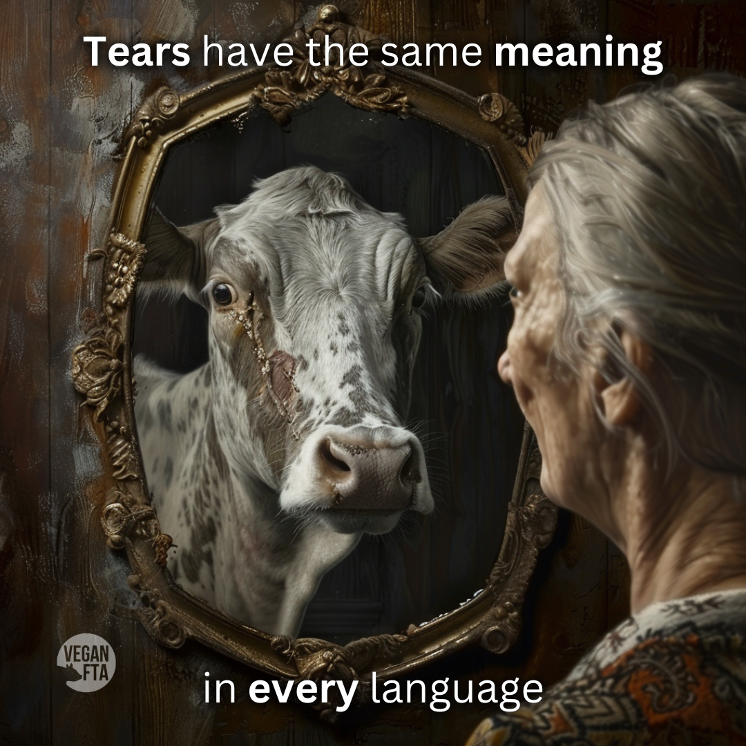 They don’t have to be human for us to acknowledge their pain and misery. 💔

We know they’re pleading. We ignore them. 😞

Go vegan. 🙏

👉 For more vegan and animal rescue videos subscribe to us on YouTube bit.ly/2JkhLI0

🎨 VeganFTA

#vegan #veganism #cows #saveanimals