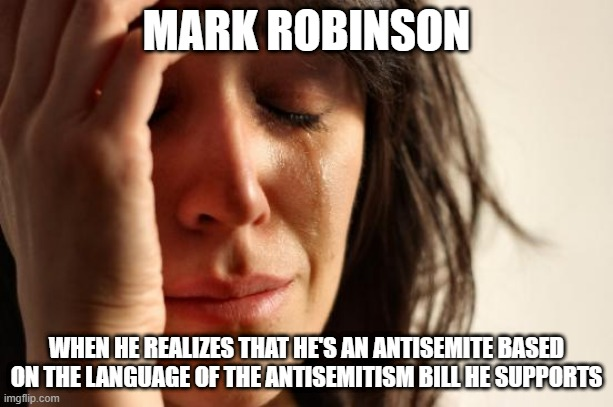 Mark Robinson supports a bill that defines antisemitism. Mark Robinson has also questioned whether the Holocaust really happened. Let that sink in.
#ncpol #ncgov #ncga