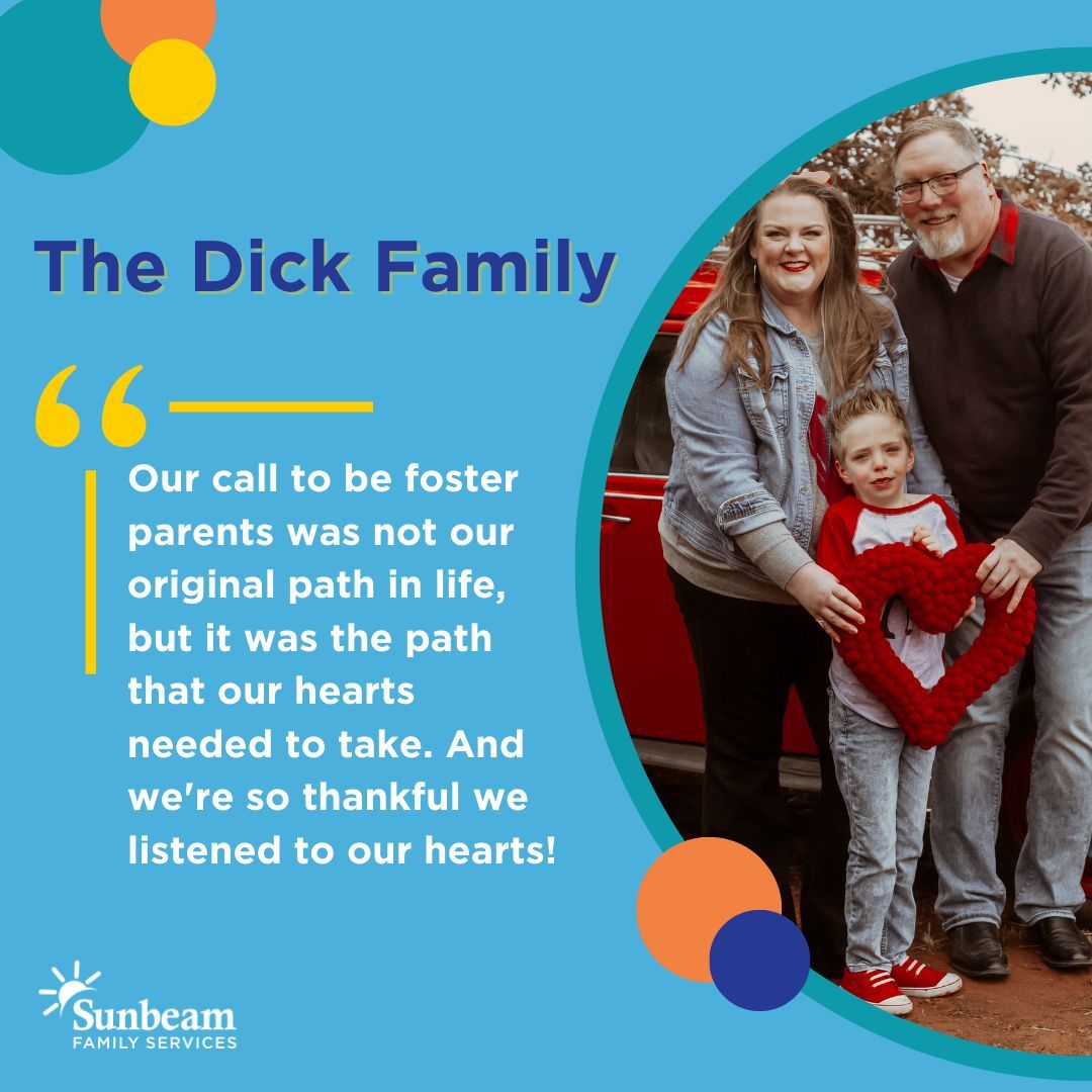 May marks Foster Care Month and we're shining a spotlight on the Dick Family! Their story inspires us and reminds us of the difference fostering can make. Ready to foster hope like them? Learn more at buff.ly/3ToAer1 #FosterCareMonth #FosterHope