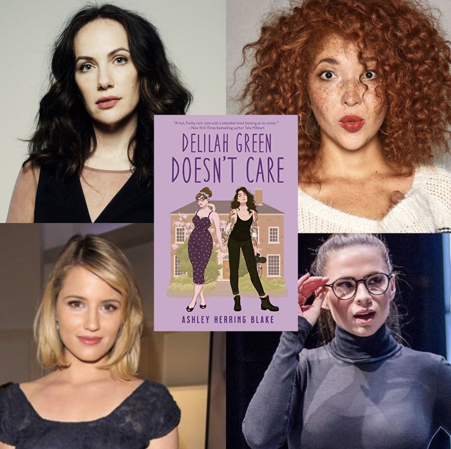 Here's my #DelilahGreenDoesntCare #fancast ft. #KateSiegel as Delilah, #HayleyAtwell as Claire, #DiannaAgron as Astrid and #NatashaCulzac as #Iris. Thoughts on this #bookcast @ashleyhblake?