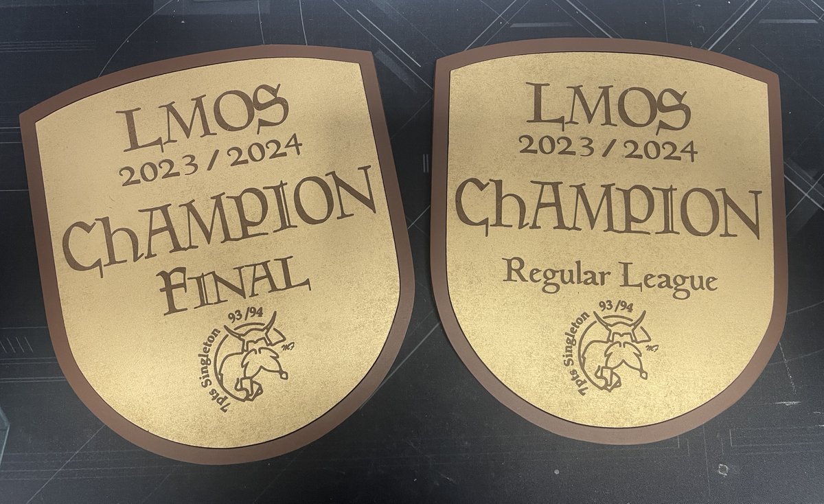 NaroSniper's tweet image. Terminados los trofeos de este año para la Liga Madrileñna de OLD SCHOOL.

PAra cualquier trofeo, escudo, impresión 3D, grabados láser, etc. Ponerse en contacto con nosotros por Mensaje

#MTG
#trophy
#LMOS
#OldschooolMTG
#MTGOldschool
#7points
