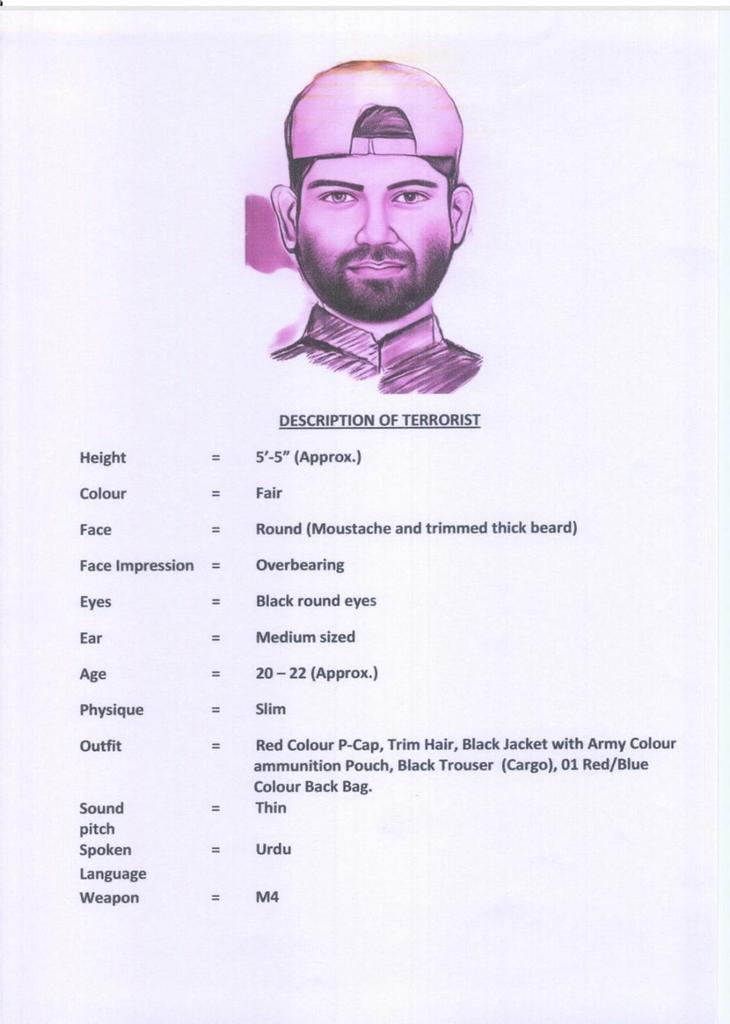 Police release sketches of suspected terrorists in the Udhampur encounter that took place on April 28 between militants and VDG members at Basantgarh: @UdhampurPolice