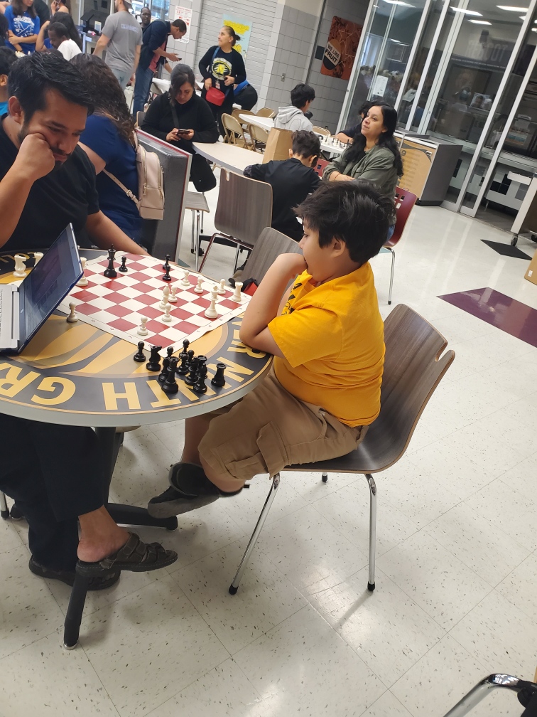 .@Escamilla_AISD is showing #BulldogsPride at the @AldineISD's 2024 Chess Tournament - special thanks to @AldineGATEway for always supporting this initiative & for @betziedelarosa for coordinating it! (CC: @slrehan; @DrFavy; @maty_orozco)