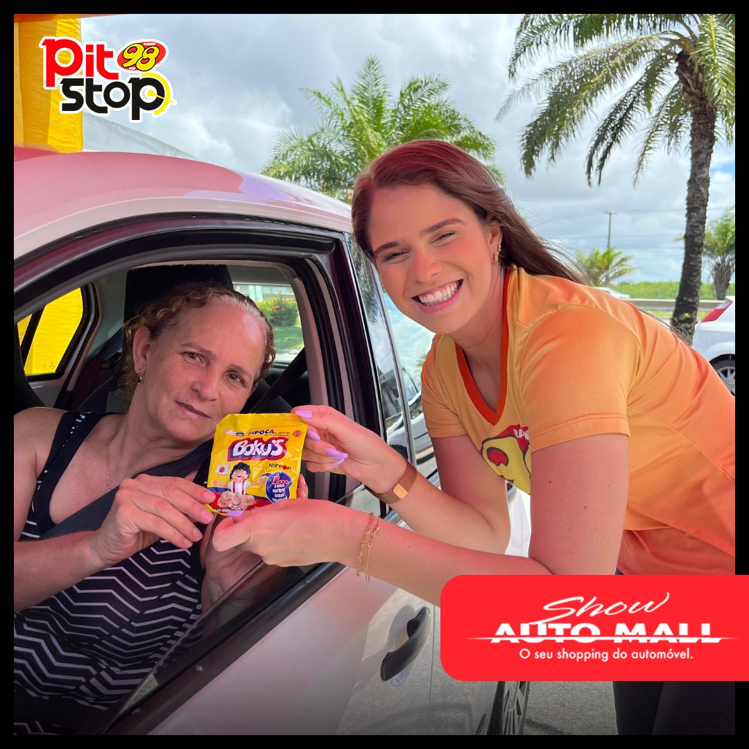 98FMNatal's tweet photo. 🎁🍔 Confira os brindes exclusivos e as deliciosas degustações que estão rolando agora no Pit-Stop 98 FM no Show Auto Mall! Venha participar e aproveitar as melhores ofertas. Te esperamos aqui! 🛍️🎵 #PitStop98 #ShowAutoMall https://t.co/8HjlafFuFW