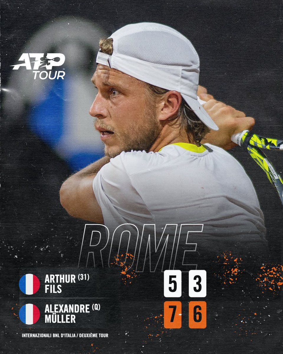 Alexandre Müller s'impose face à son compatriote Arthur Fils à Rome 🇮🇹 #IBI24