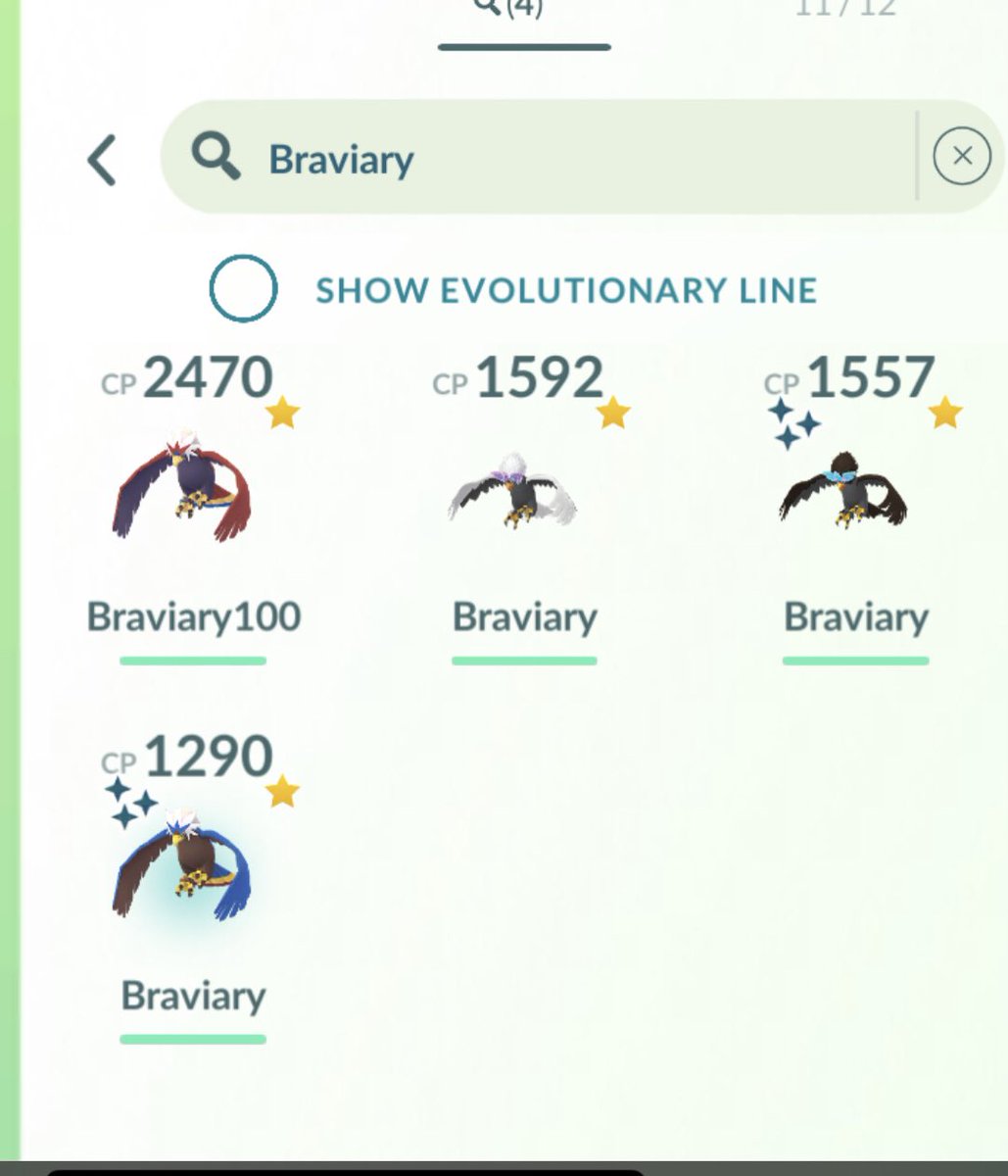 Pretty proud of my Braviary collection! 
One hundo is never enough but pleased about the one it’s there! 
Happy weekend everyone 🤩🤩
#pokemonGo