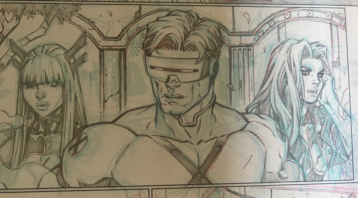 This panel is done it features x men