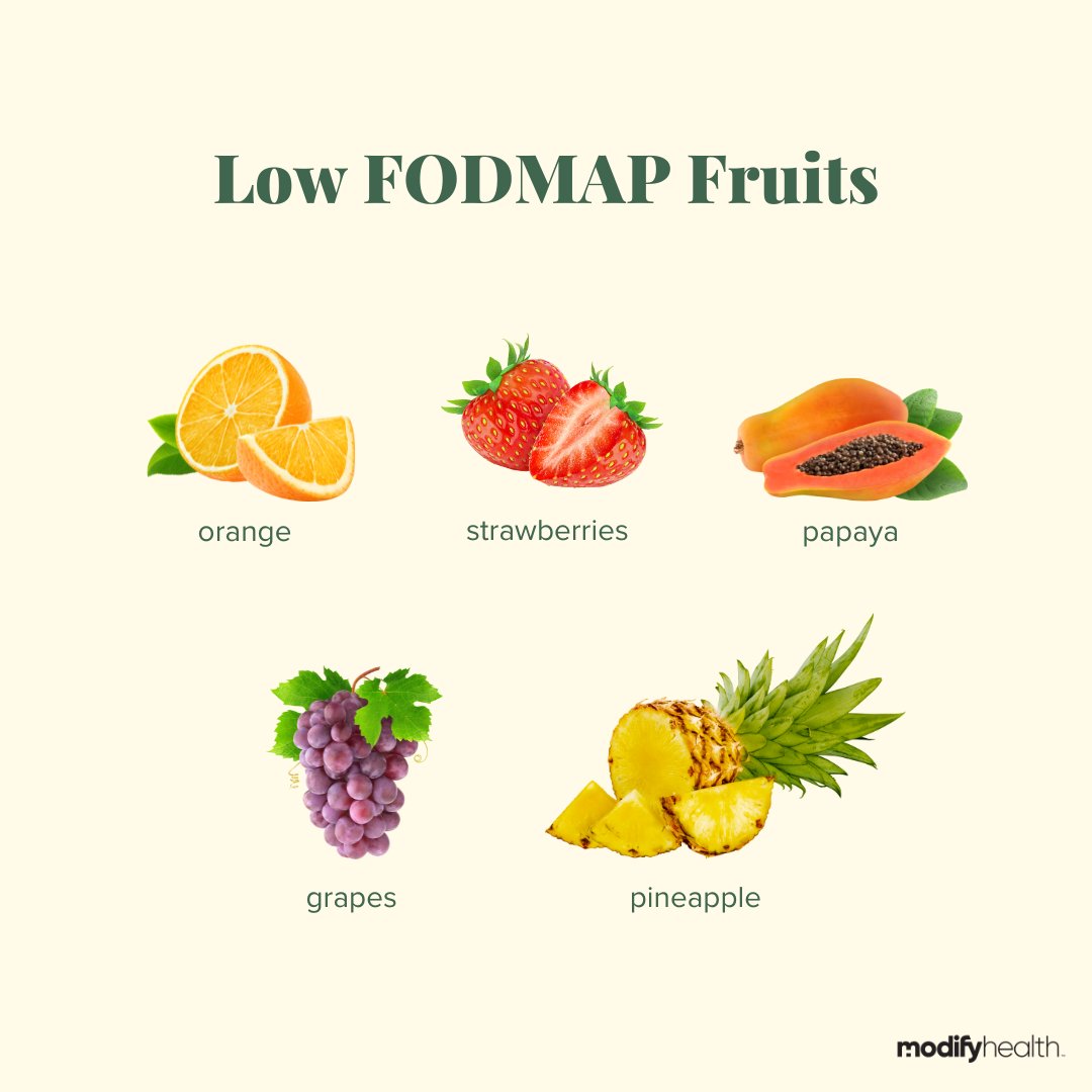 With these low FODMAP fruits you'll be getting your daily serving of fruit while keeping your body regular 🍇🍓🍊

#modifyhealth #mealdelivery #fiber #ibs #ibsproblems #healthyeating #feelbetter #guthealth #celiac #glutenfree #lowfodmap #lowfodmapdiet #mediterraneandiet