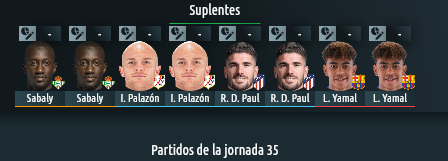 AntonitoAlcaide's tweet photo. @futmondo ¿Hay algún problema general? Duplicidad de suplentes y de puntuación de la jornada. https://t.co/9lNICoShP8