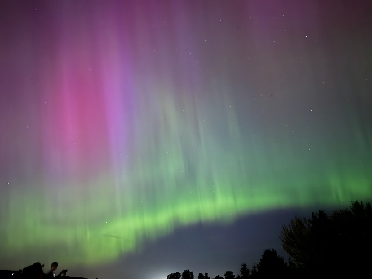 evamoon's tweet photo. Absolute bucket list #aurora #WashingtonState #duvall #pnw #pnwlife #northernlights https://t.co/3371XSeNZW