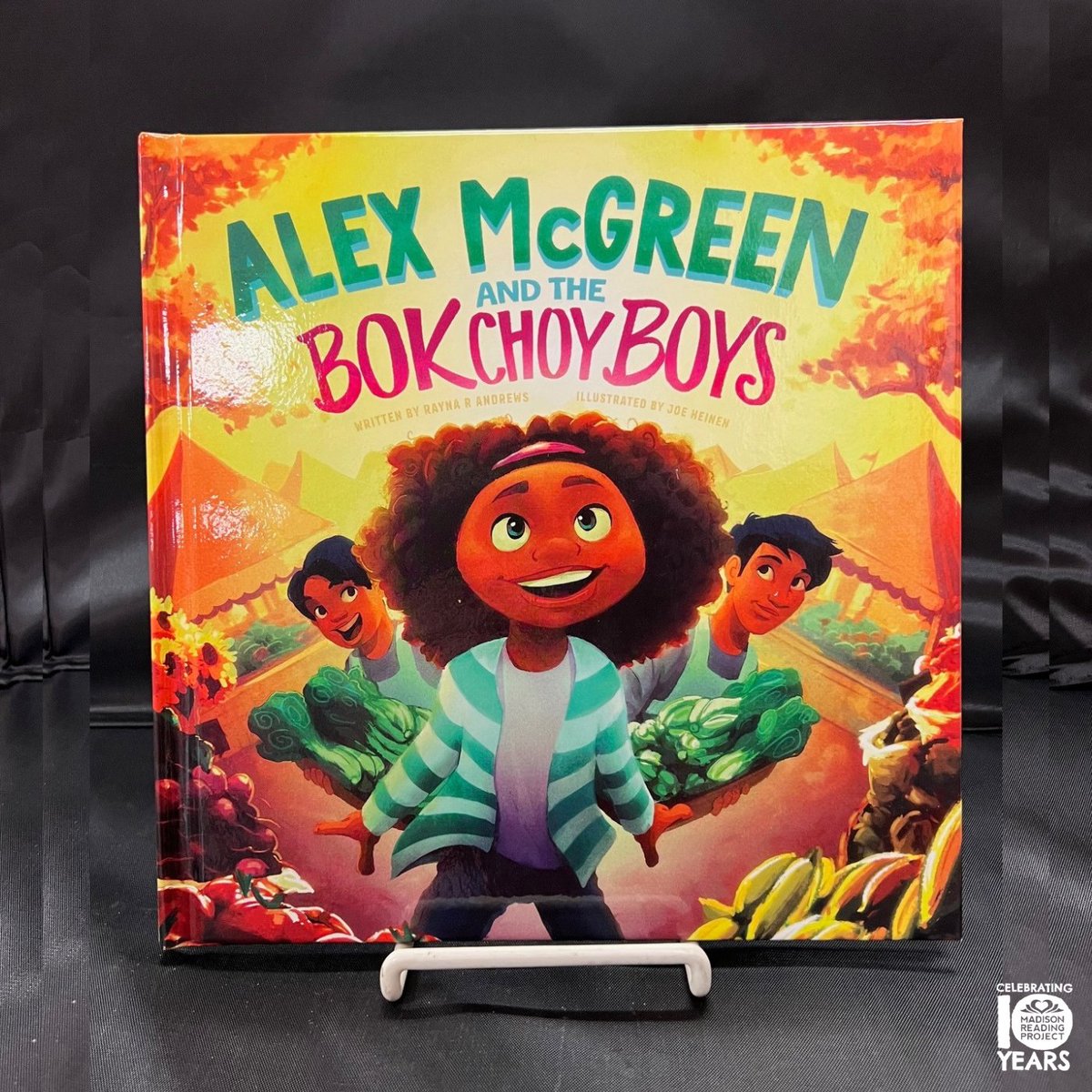🤩 New to the Book Center: Alex McGreen and the Bok Choy Boys
🖊️ Written by @rrayrashaan
✏️ Illustrated by Joe Heinen
📕 Published by @rayrashaan

In Alex McGreen’s adventure, she sets out to share her secret with everyone in her town that veggies can be a treat! #NewBookFeeling