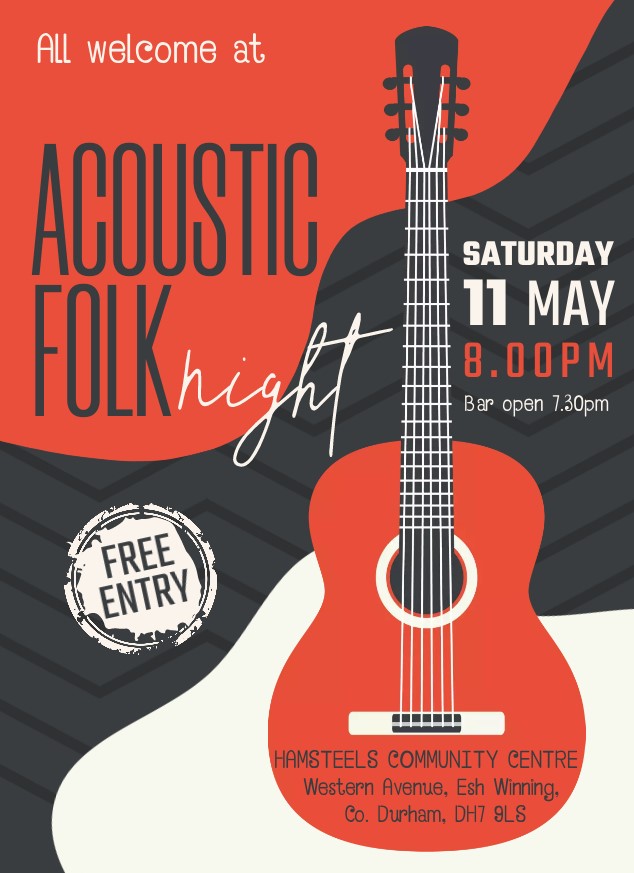 It's Acoustic Folk Night tonight from 8pm

Great music, good company and entry is free  #acoustic #folkmusic
