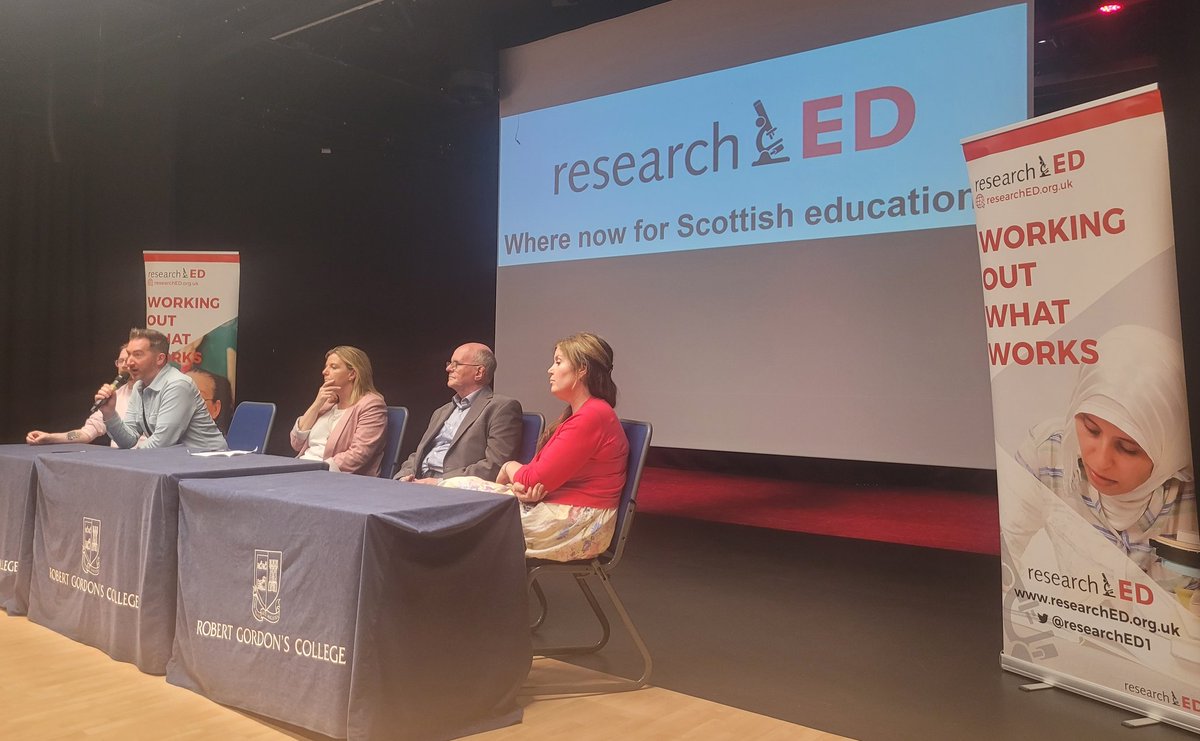 ‼️Teaching and learning must be at the forefront of education. I think this is the most powerful statement that wins teachers; let us do our jobs well. #redaberdeen @researchEDScot1 @Bruce_NextLevel @robin_macp @kirstcolquhoun