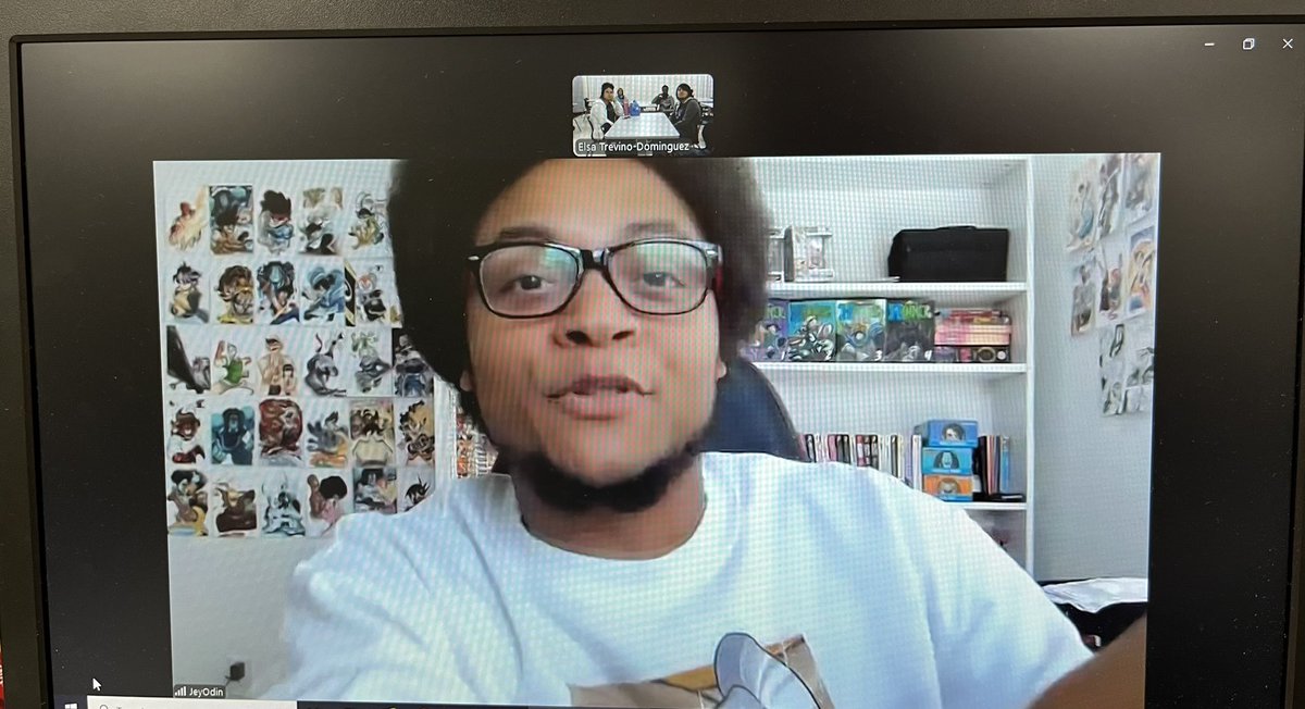 TaftHSLibrary's tweet image. Thank you manga creator @JeyOdin for meeting with our Comics Club and sharing your expertise, tips, and advice with us! The students loved your energy and passion and everything you had to say.

@Saturday_am 
@NISDTaft 
@NISDLib