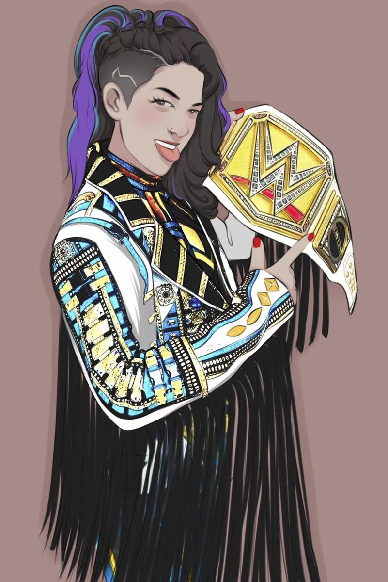 My dear idol Bayley, your excellence makes me want to draw a picture for you. I hope you like it. You are so amazing. you childhood dream has finally come true. I love you🥰😘 @itsBayleyWWE 
#DamageCTRL #bayley #wwebayley #WWE #WWE2K24