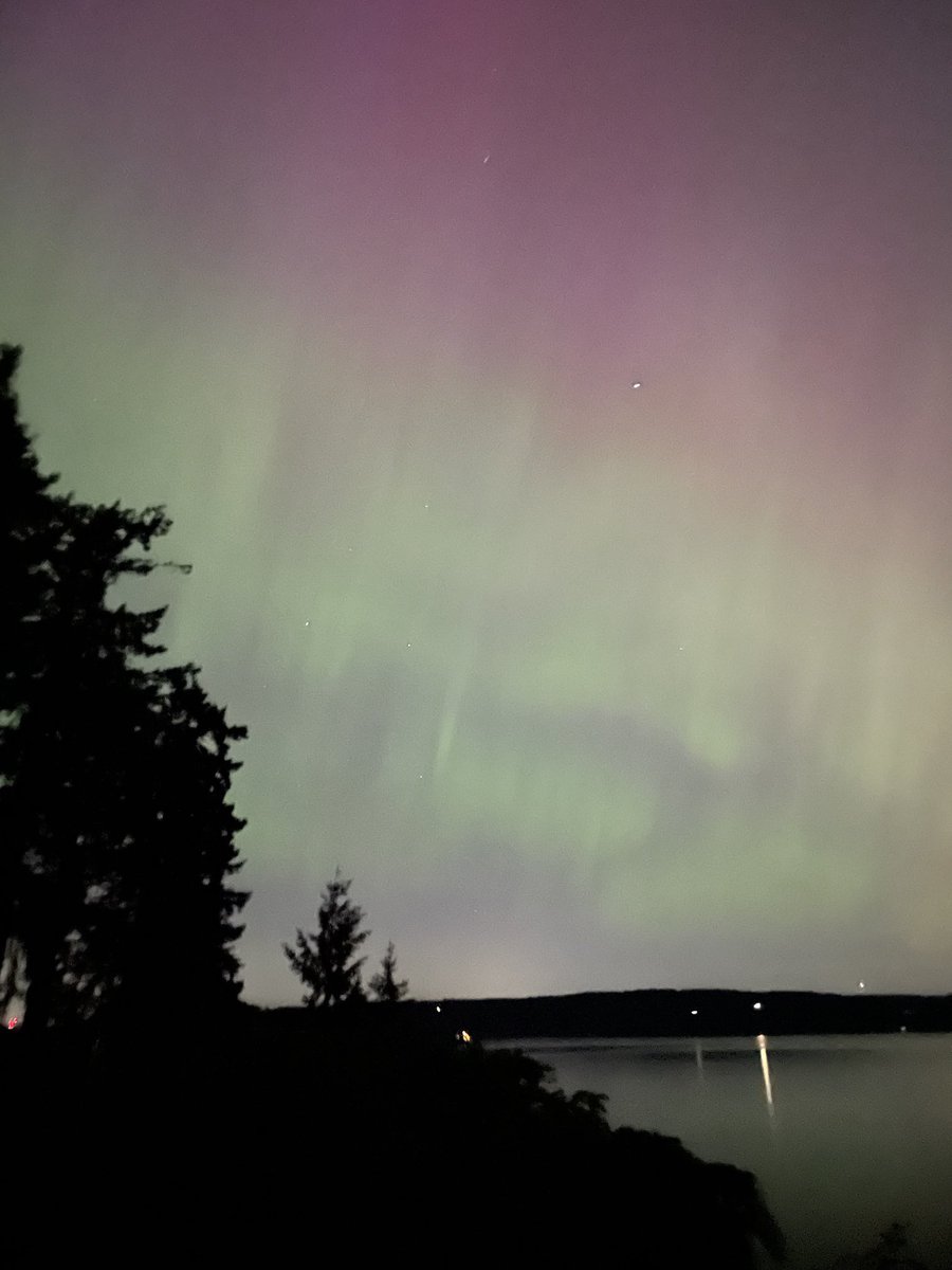 I did not take this (no lights in NYC), but this is from Gig Harbor,WA: