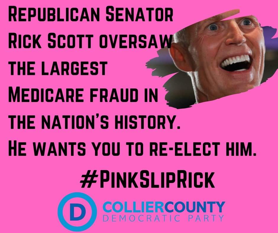 CollierDems's tweet image. Just a reminder...
#RemoveRick
#PinkSlipRick