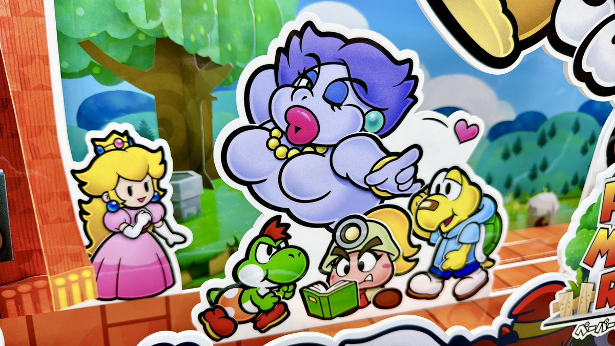 Cool new Paper Mario: The Thousand Year Door display in Japan! It resembles a 3D diorama! Really captures the feel of the game.