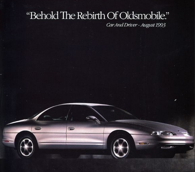 Alas, this is still the only Aurora I've ever seen. 1994 Oldsmobile Aurora. #Auroraborealis #car #OldSchool #solarstorm