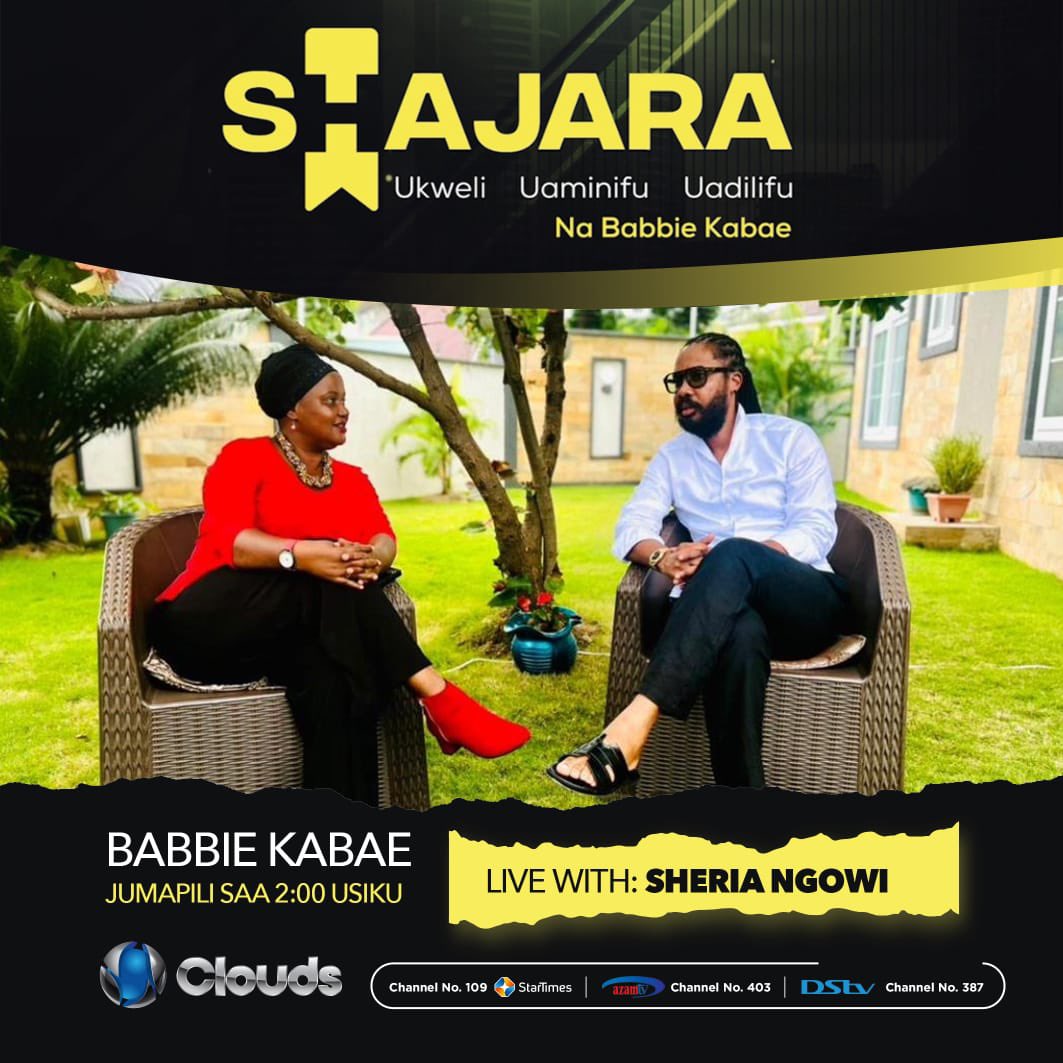 Vile Sheria Ngowi alitoa historia ya safari yake bila kukuza magumu aliyokutana nayo na bado unamuona ni mtu smart, successful , inspirational and heroic 👏🏾👏🏾👏🏾.... 
@babbiekabae alikuwa 10 over 10 as always.. Hii interview ipo youtube and it's a must watch kwa hustlers 🙏🏽🙏🏽