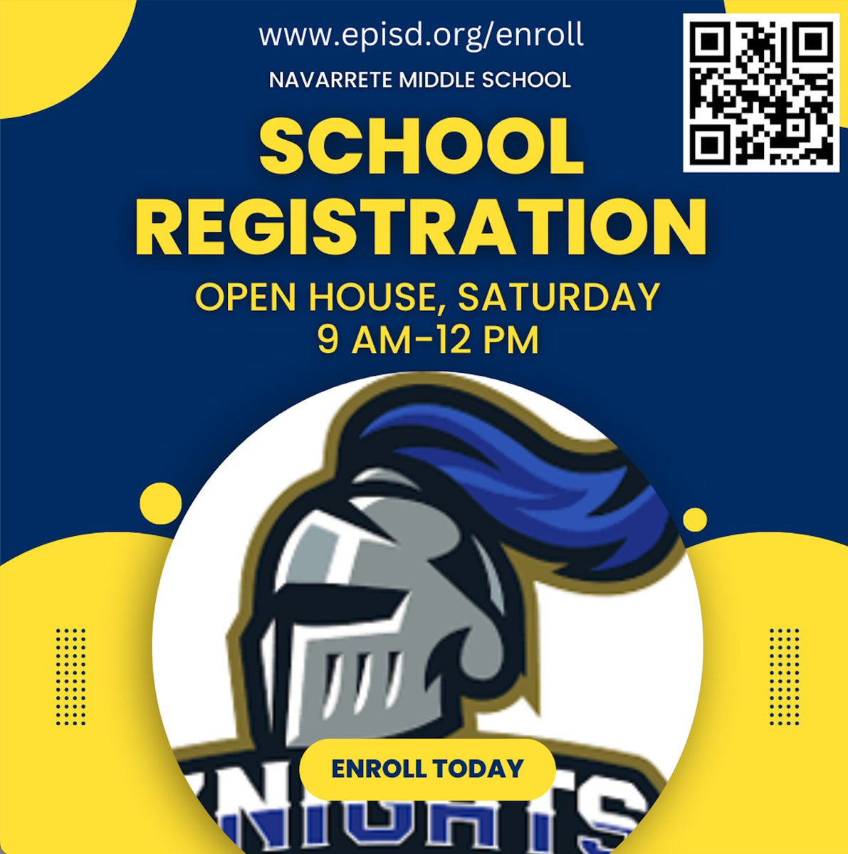 Stop by and register today to receive coupons to Burger King, Peter Piper, or Boss Chicken. Today only from 9-12! #KnightNation #ItStartsWithUs