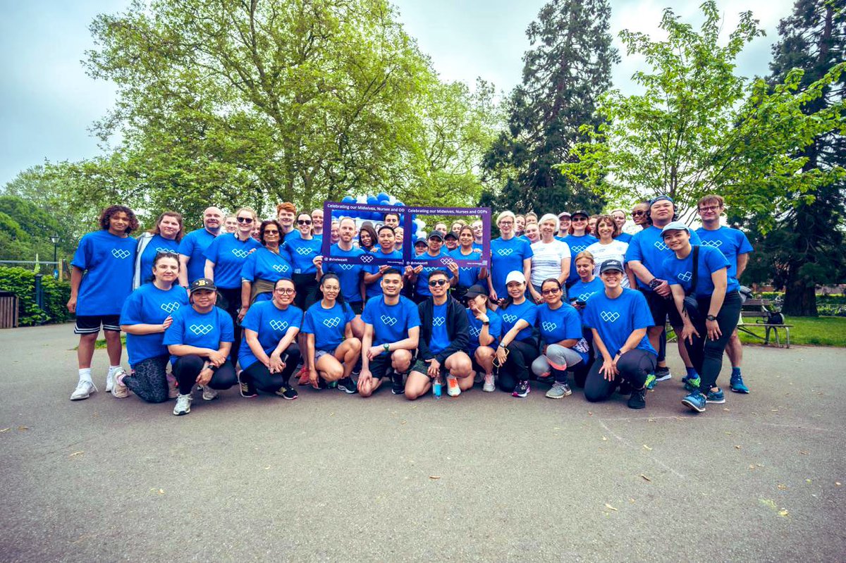 Celebrating our @ChelwestFT @WestMidHospital Nurses, Midwives and ODPs @parkrunUK