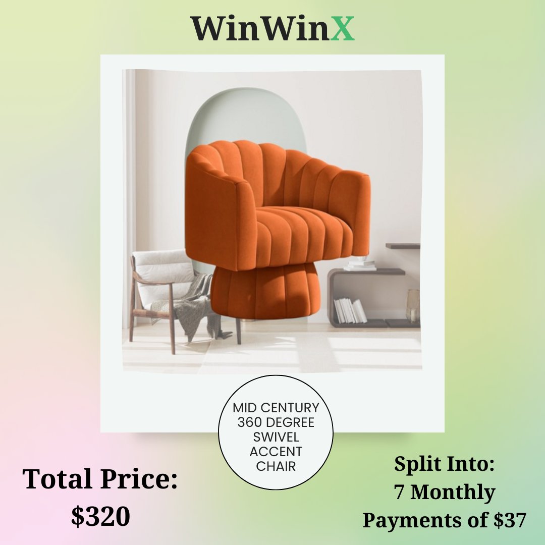 Does anyone want to create a #ReadingNook? This #Cozy #MidCenturyModern swivel chair is somewhere you could spend HOURS reading the day away! 📚#ReadingChair #CozyBooks #CozyVibes #BuyNowPayLater #BNPL
winwinx.com/products/view/…