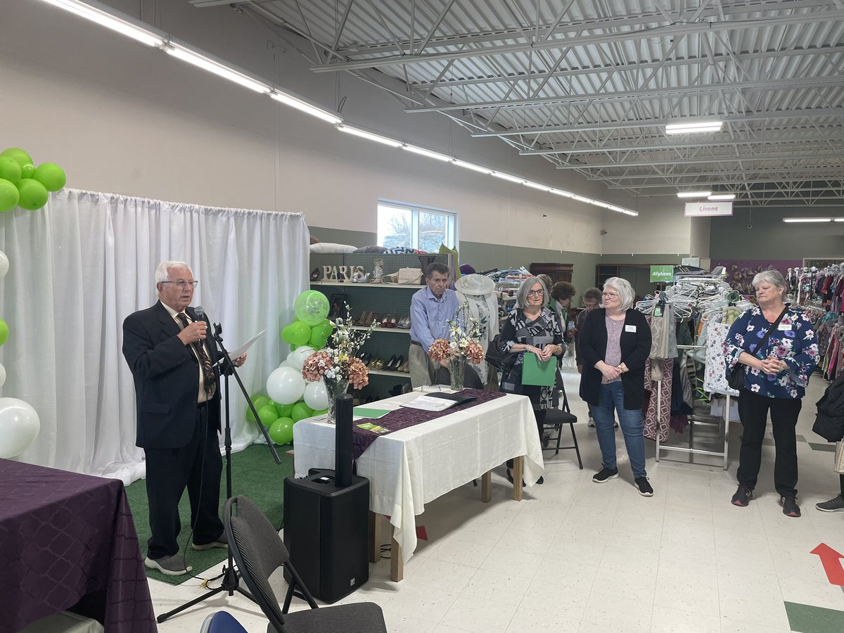The 10th Anniversary of #MissionThriftStore in Sackville is a joyous celebration of amazing volunteers, organizers, customers and community. Making a difference by caring.