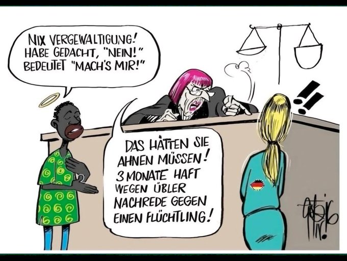 Ist das Deutschland von 2015... oder erst 2024 ??
Jetzt SATIRE:
Faeser:
Die gute Richterin wird befördert.
Steinmeier:
Jawoll,  Beförderung + Bundesverdienstkreuz.  🤣 🤣