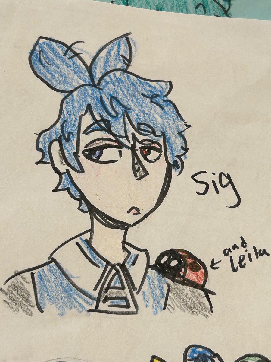 Most recent doodle of sig, I’m still working out my new style, it’s been a while since I’ve draw puyo characters
Yeah I’m gonna redraw this 

#sigpuyo #puyopuyo #puyosig