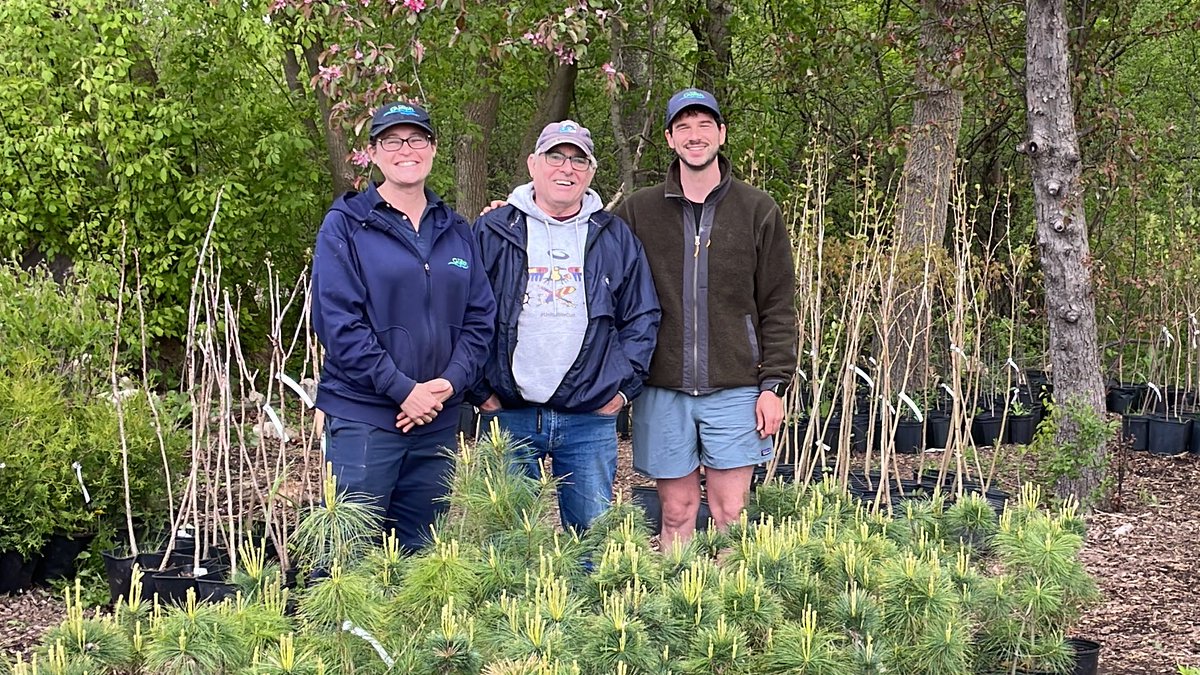 GuelphVillage's tweet photo. @PhilAlltWard3 reading all about #BlackMaple #trees & learning about #TakeRootGuelph & #UrbanCanopy w @cityofguelph staff Chelsea & Ethan https://t.co/oqmIm4IrSK