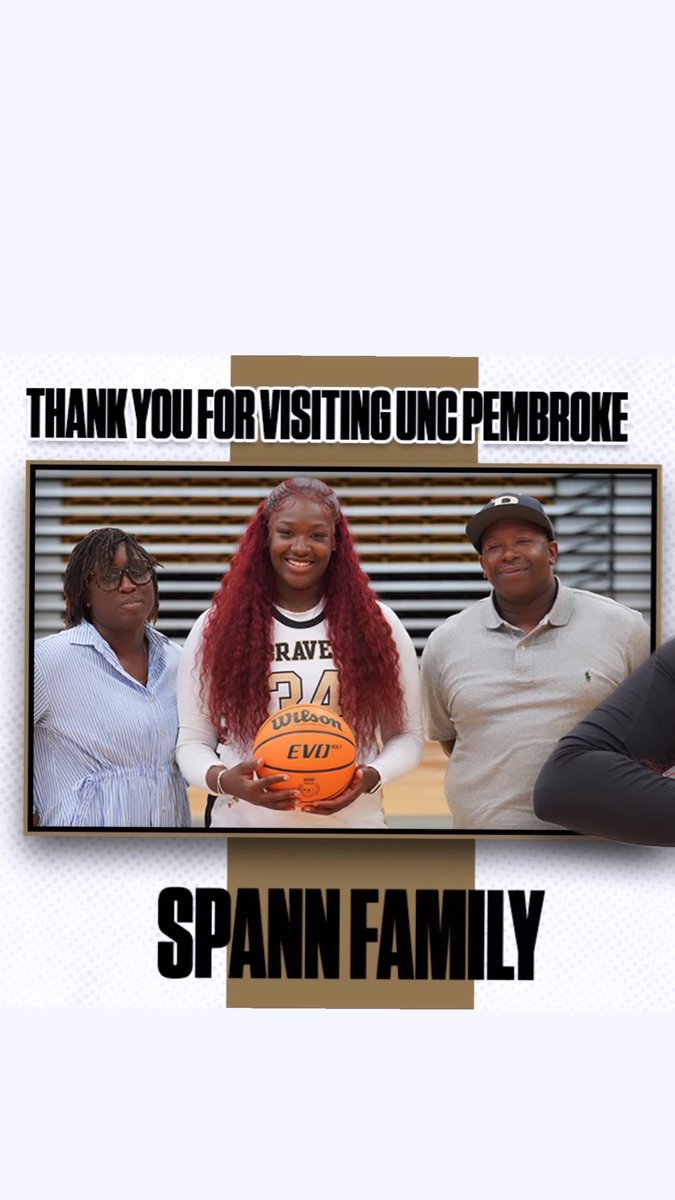 Tiana Spann (@tianaspann) on Twitter photo I'm blessed to have received an offer from UNC Pembroke! Huge thanks to Coach Eaton and Coach Donald, and the entire UNCP team for their warm hospitality during the weekend visit. <a href="/donaldbohannon/">donald bohannon</a> I'm blessed to have received an offer from UNC Pembroke! Huge thanks to Coach Eaton and Coach Donald, and the entire UNCP team for their warm hospitality during the weekend visit. <a href="/donaldbohannon/">donald bohannon</a>