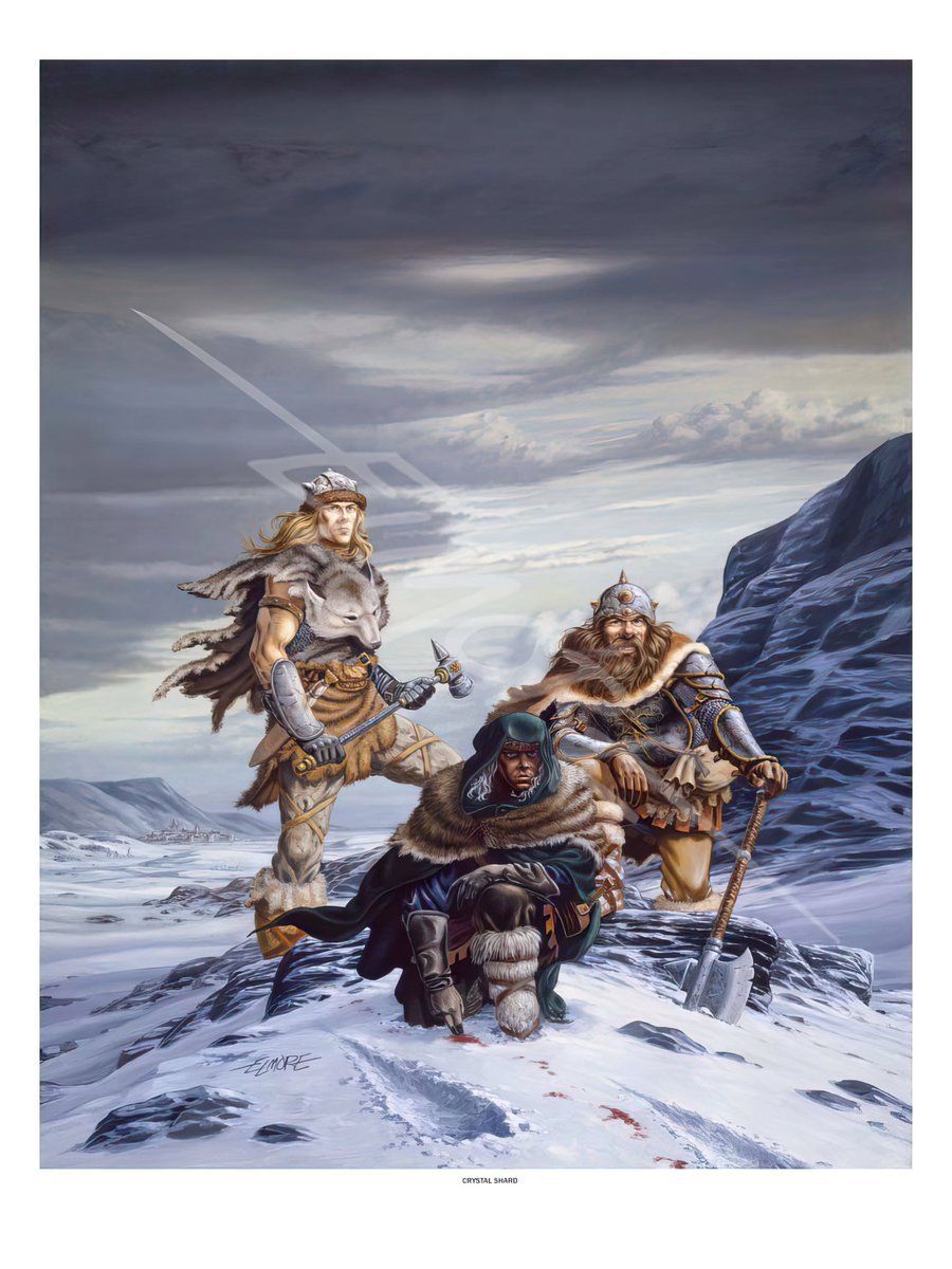 @timmckay52 I’m old school from the days of artists like Larry Elmore who did covers for things like Salvatore’s Crystal Shard and the Dragonlance by Margaret Weis and Tracy Hickman.