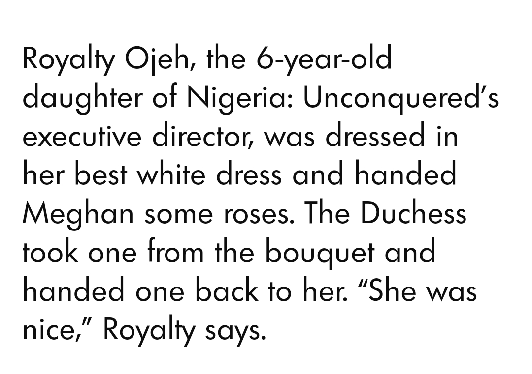 Dharghan_'s tweet photo. #PrincessMeghan
This is something Meghan does β€οΈ
#PrinceMahale #PrincessAmira
#SussexesNaijaTour
#HarryandMeghan
#ServiceIsUniversal
#ShowUpDoGood
#HarryandMeghaninNigeria https://t.co/ZIdz515CVh